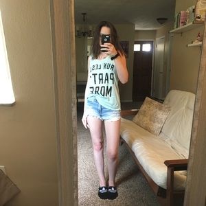 VS PINK mint party tank